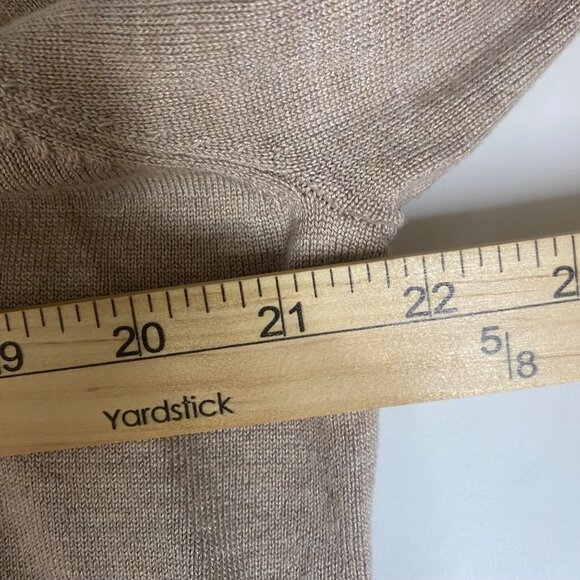 Joseph A Turtleneck Sweater Womens XXL Taupe Button Detail Career Casual - Picture 7 of 9
